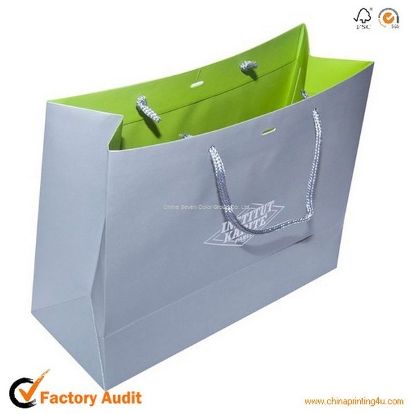 Luxury Custom Printed Laminated Shopping Gift Packaging Paper Bag